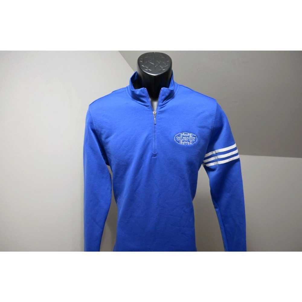 Adidas Adidas Golf Jacket ClimaLite 1/4 Zip Blue … - image 2
