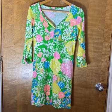 Lilly Pulitzer Women's multicolored tropical flor… - image 1