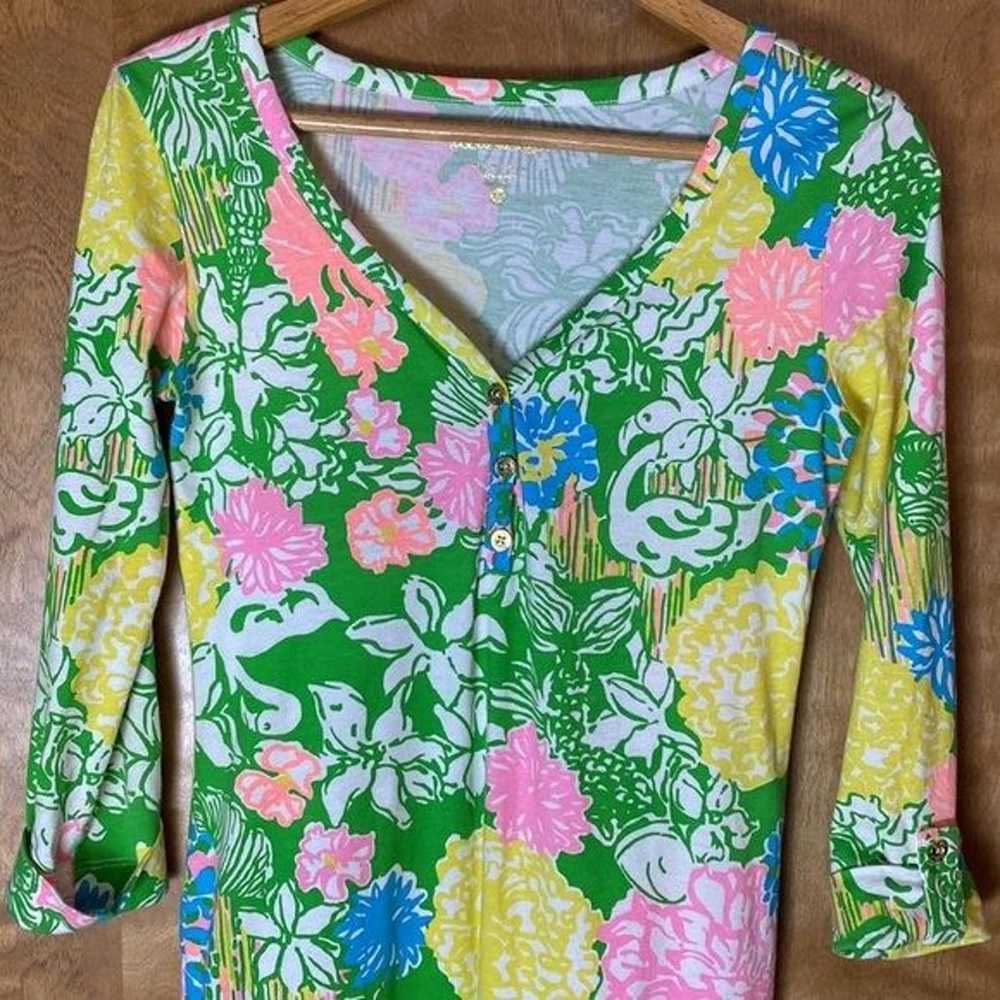 Lilly Pulitzer Women's multicolored tropical flor… - image 2