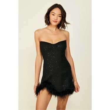 Line and Dot Lenni Black  mini Dress size S NWOT$… - image 1