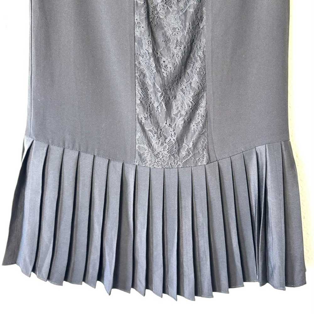 Diane Von Furstenberg Pleated Lace Dress Size Sma… - image 2