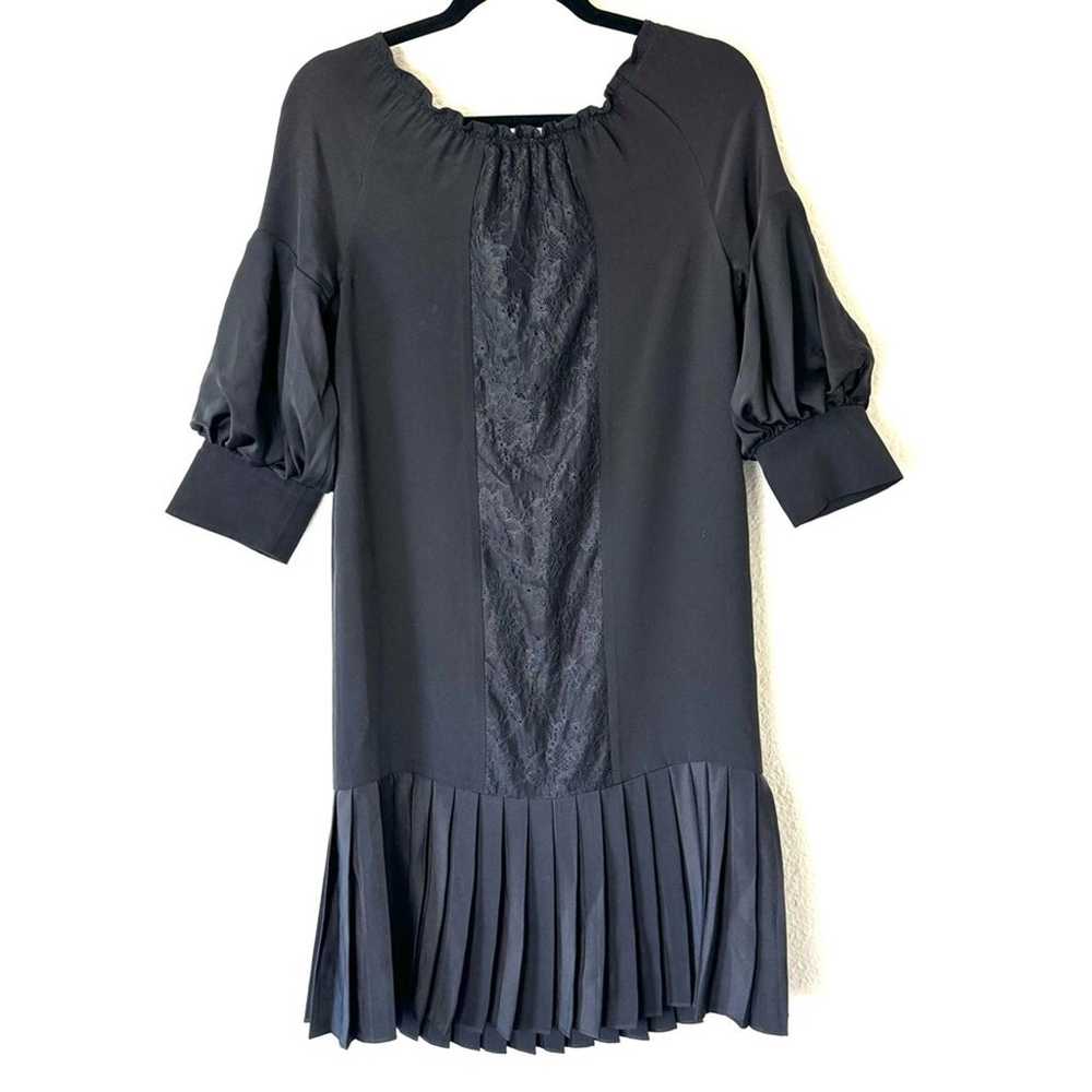 Diane Von Furstenberg Pleated Lace Dress Size Sma… - image 4