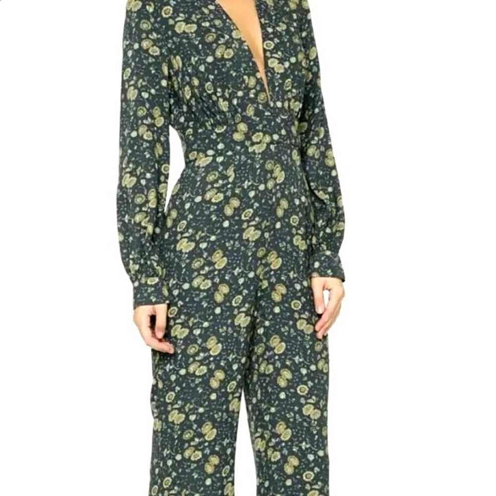Free People Some Like it Hot Jumpsuit Floral Midn… - image 3