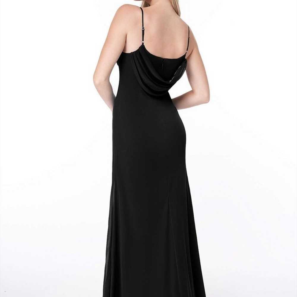 Azazie Chanel - Black Gown - image 1