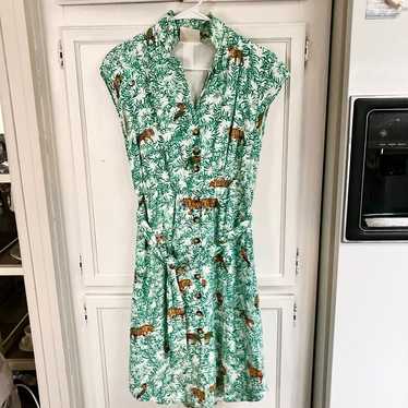 Maeve by Anthropologie Catherine Tiger Shirtdress 