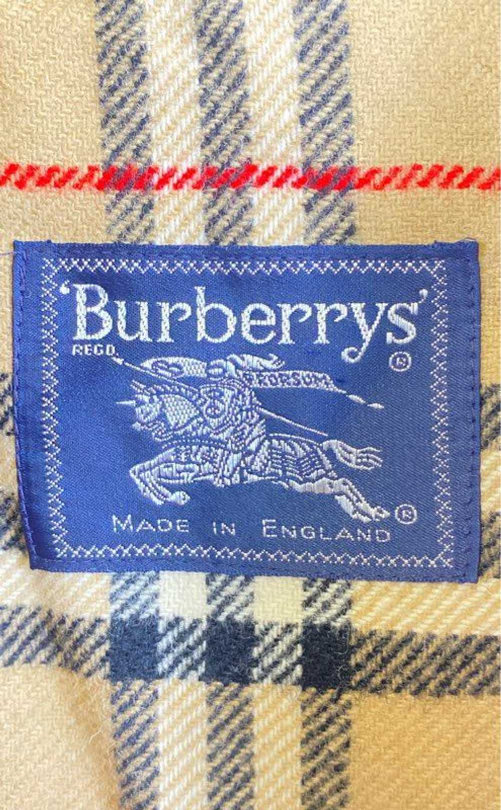 Burberry Men Beige Vintage Bomber Jacket S - image 3