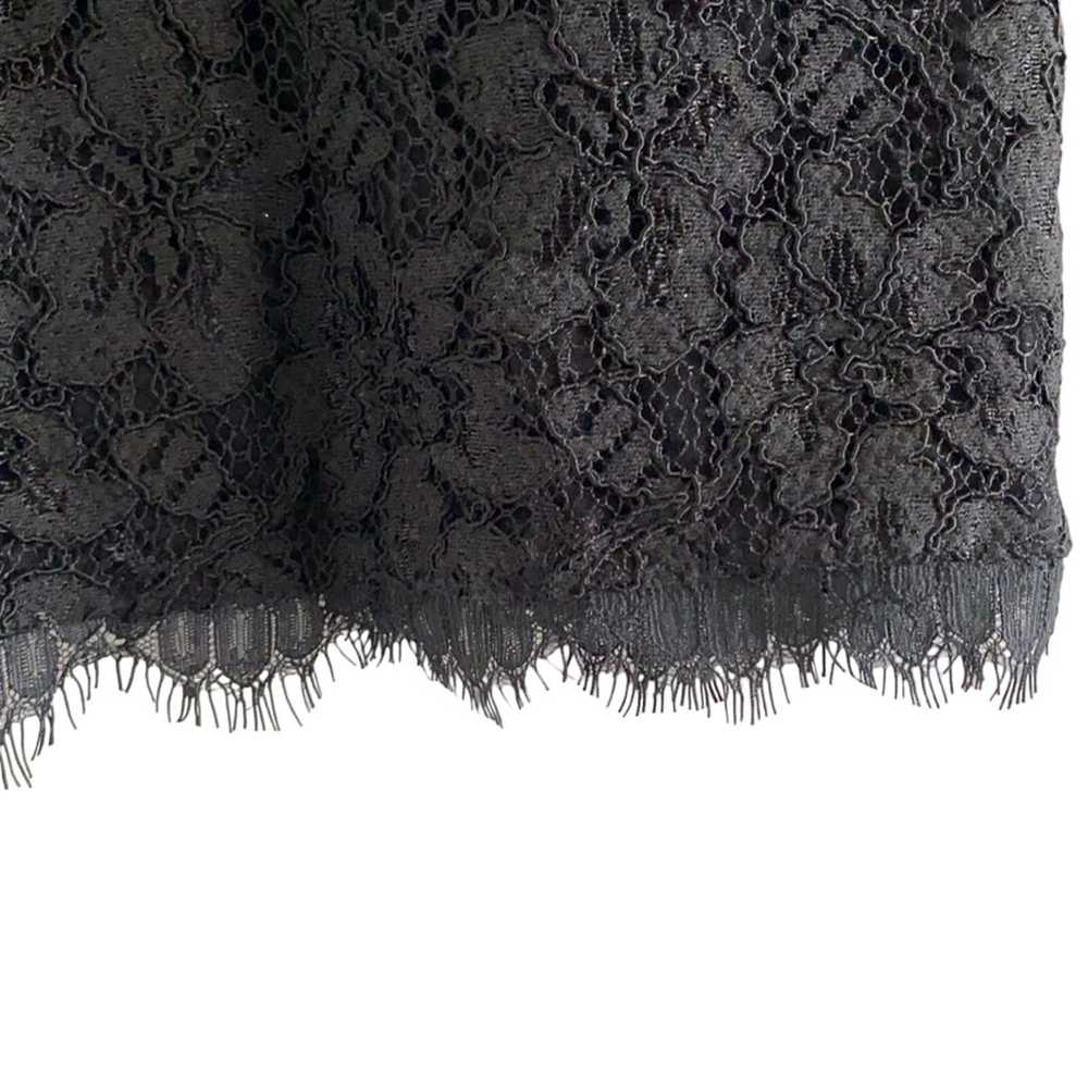 DIANE VON FURSTENBERG Black Zarita Lace Dress Siz… - image 8