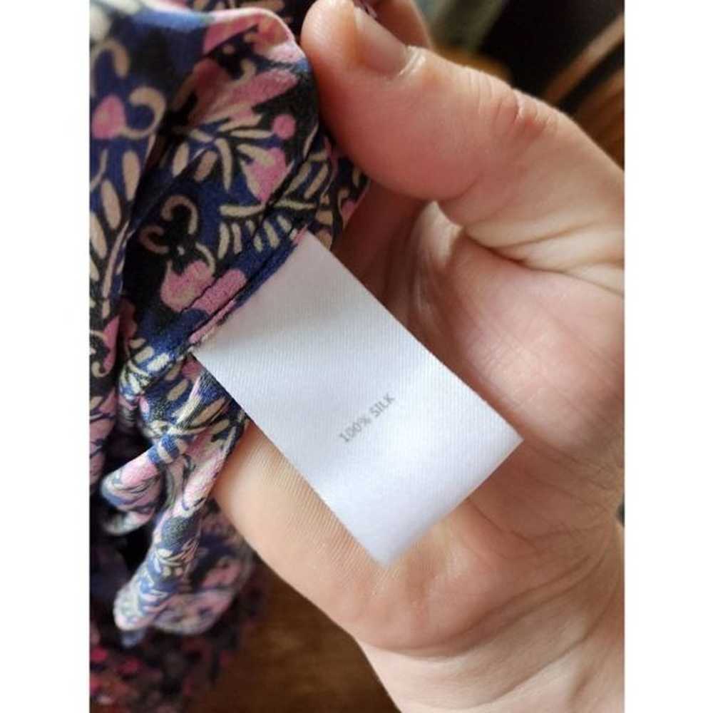 SALONI Tilly printed silk crepe de chine mini dre… - image 3