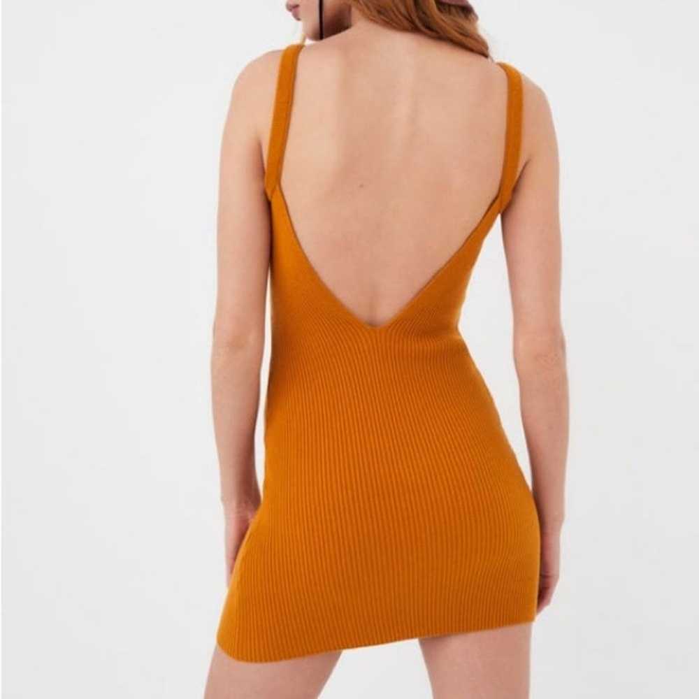 For Love and Lemons Maggie Mini Dress Ribbed Knit… - image 3