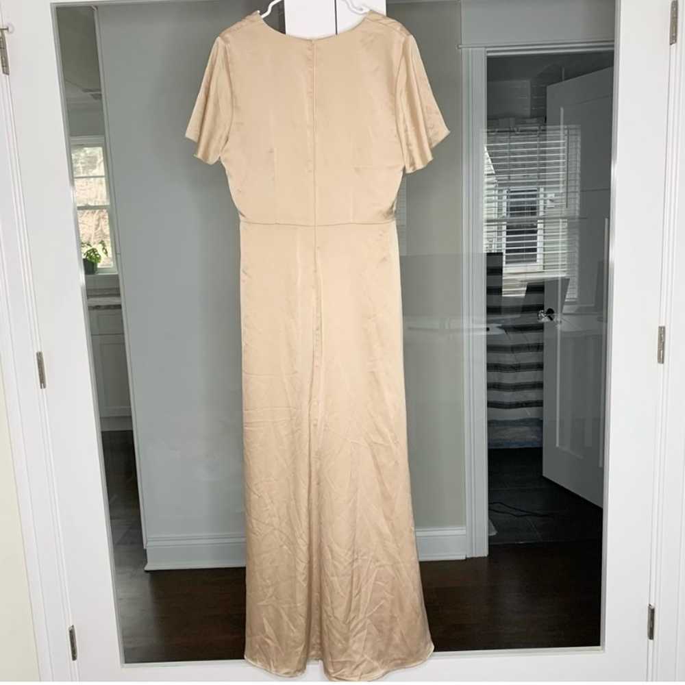 Show Me Your MuMu Rome Twist Gown Maxi Dress Cham… - image 3