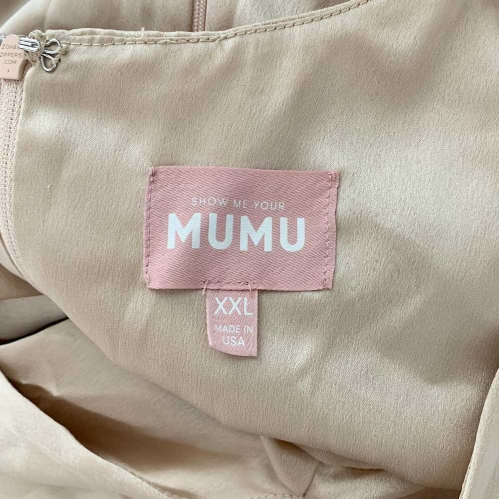 Show Me Your MuMu Rome Twist Gown Maxi Dress Cham… - image 4