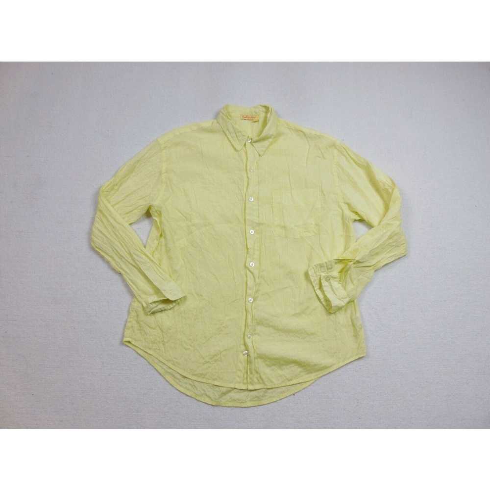 Vintage Fresh Produce Button Up Blouse Womens Med… - image 1