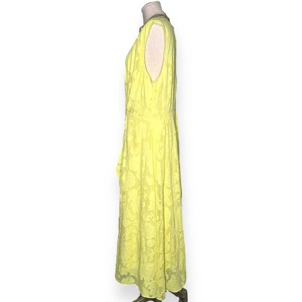 JASON WU X ELOQUII Jacquard Midi Dress Floral Fit… - image 7