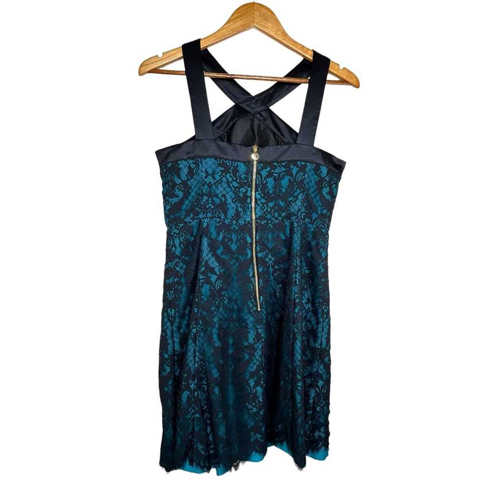 Draper James Betty Lace Halter Dress Size 6 Black… - image 5
