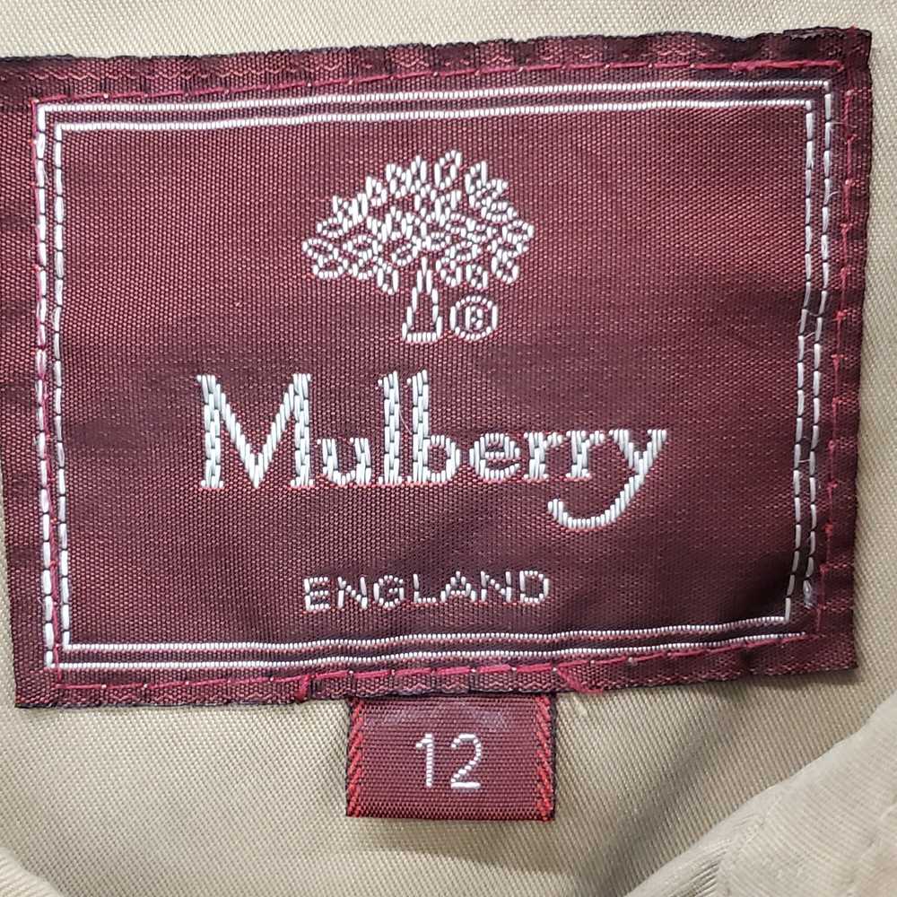 AUTHENTICATED WMNS MULBERRY ENGLAND KHAKI GORE TE… - image 4