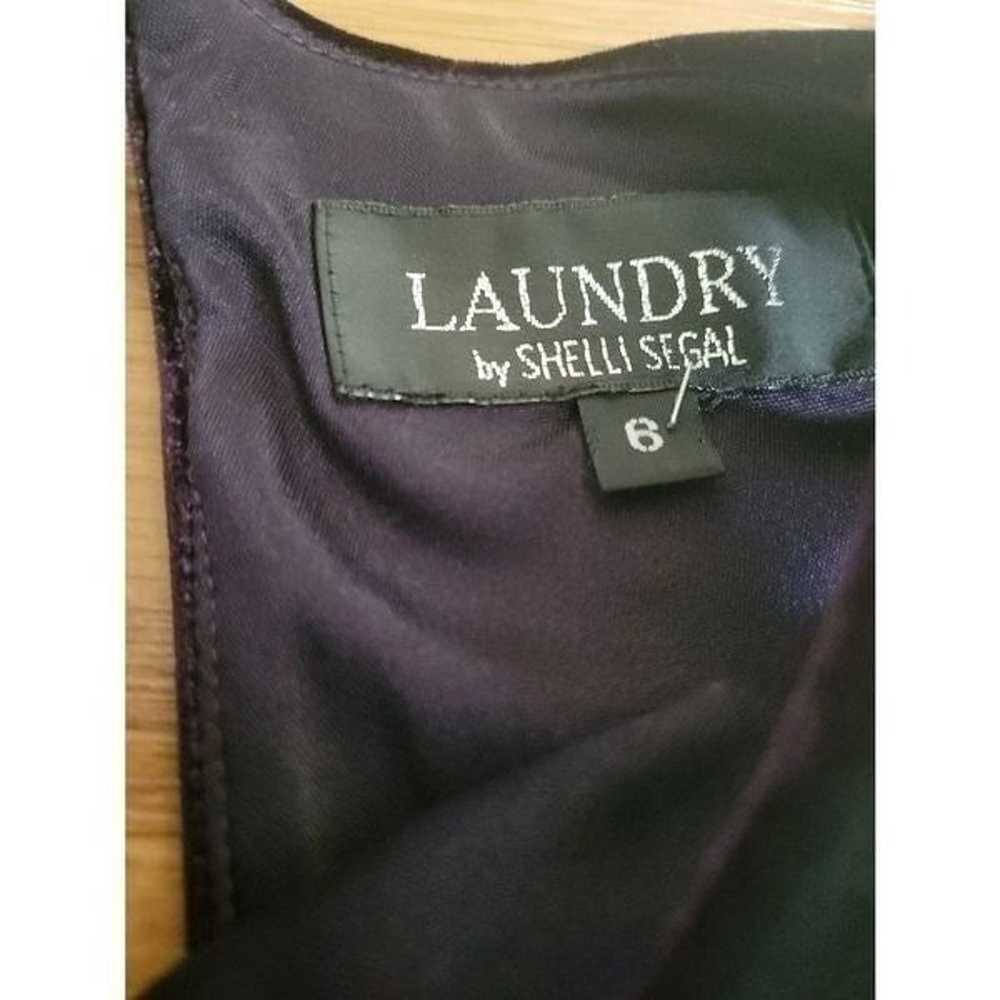 Laundry by Shelli Segal Long Velvet Dress - image 2