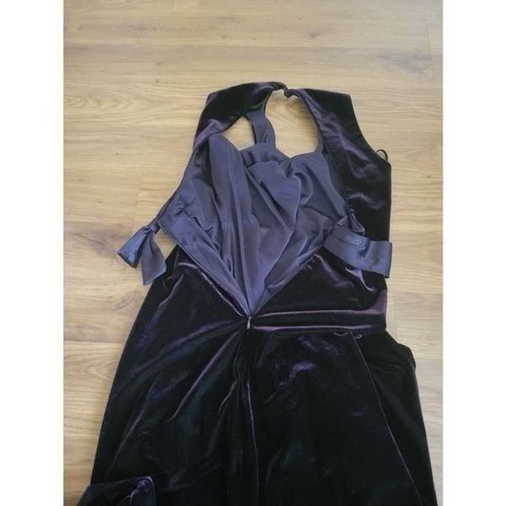 Laundry by Shelli Segal Long Velvet Dress - image 4