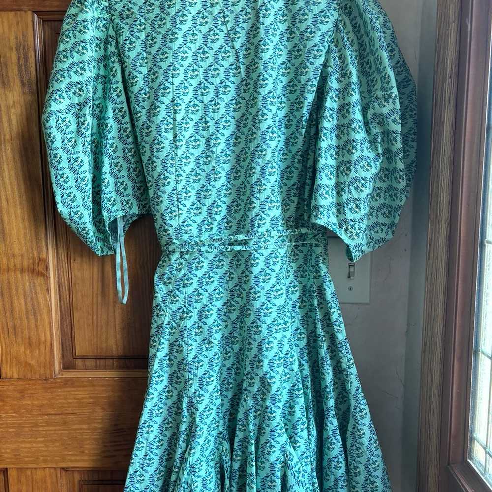 NWOT $450 Rhode Dress Claudine Mini Wrap Puff Sle… - image 7