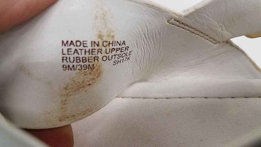 Michael Kors White Leather Platform Sandals Size … - image 5