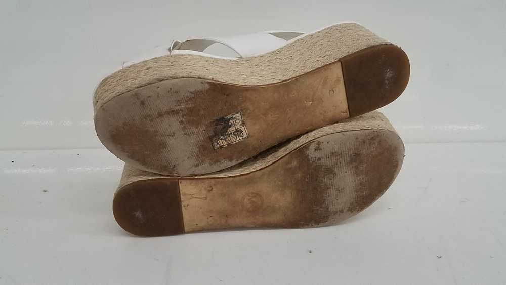 Michael Kors White Leather Platform Sandals Size … - image 6