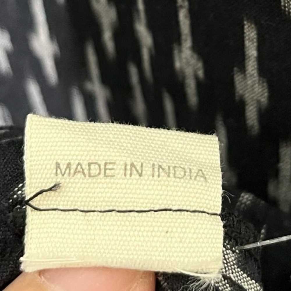 Matta Printed Mini Dress Lagenlook Black Size Lar… - image 11