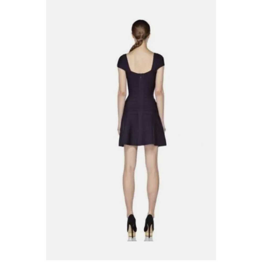 Herve Leger Makayla Black A-line Dress Size M 2A4… - image 2