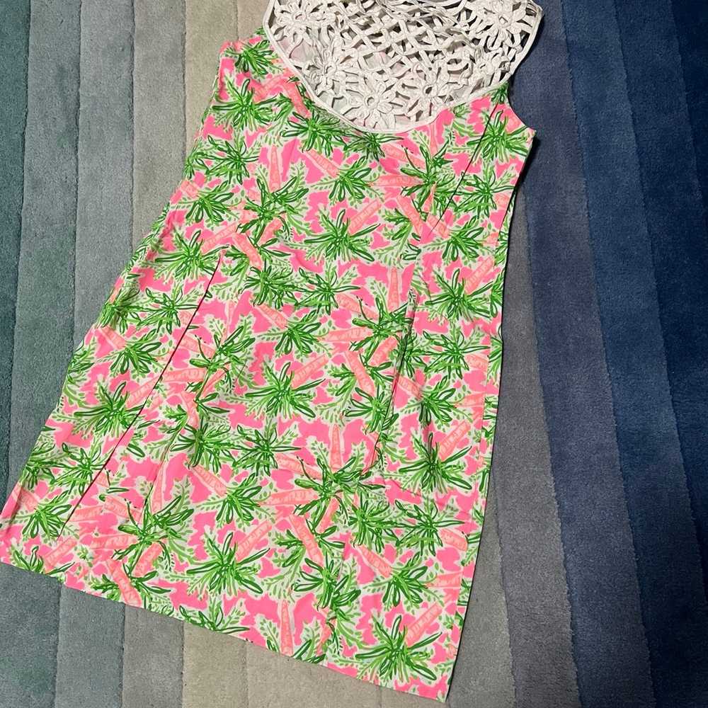 Lilly Pulitzer Nibbles Lacina Dress Carrots Size 8 - image 6