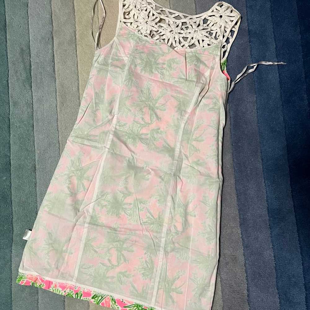 Lilly Pulitzer Nibbles Lacina Dress Carrots Size 8 - image 8