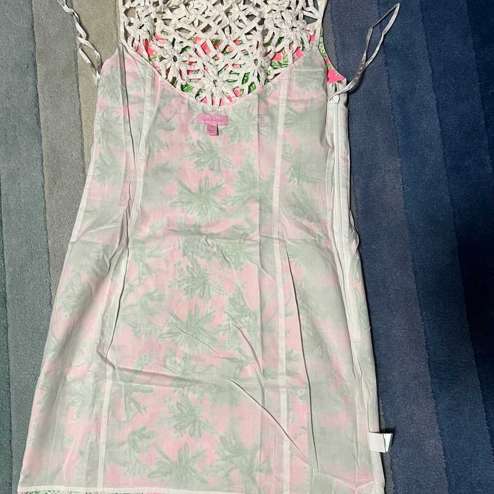 Lilly Pulitzer Nibbles Lacina Dress Carrots Size 8 - image 9