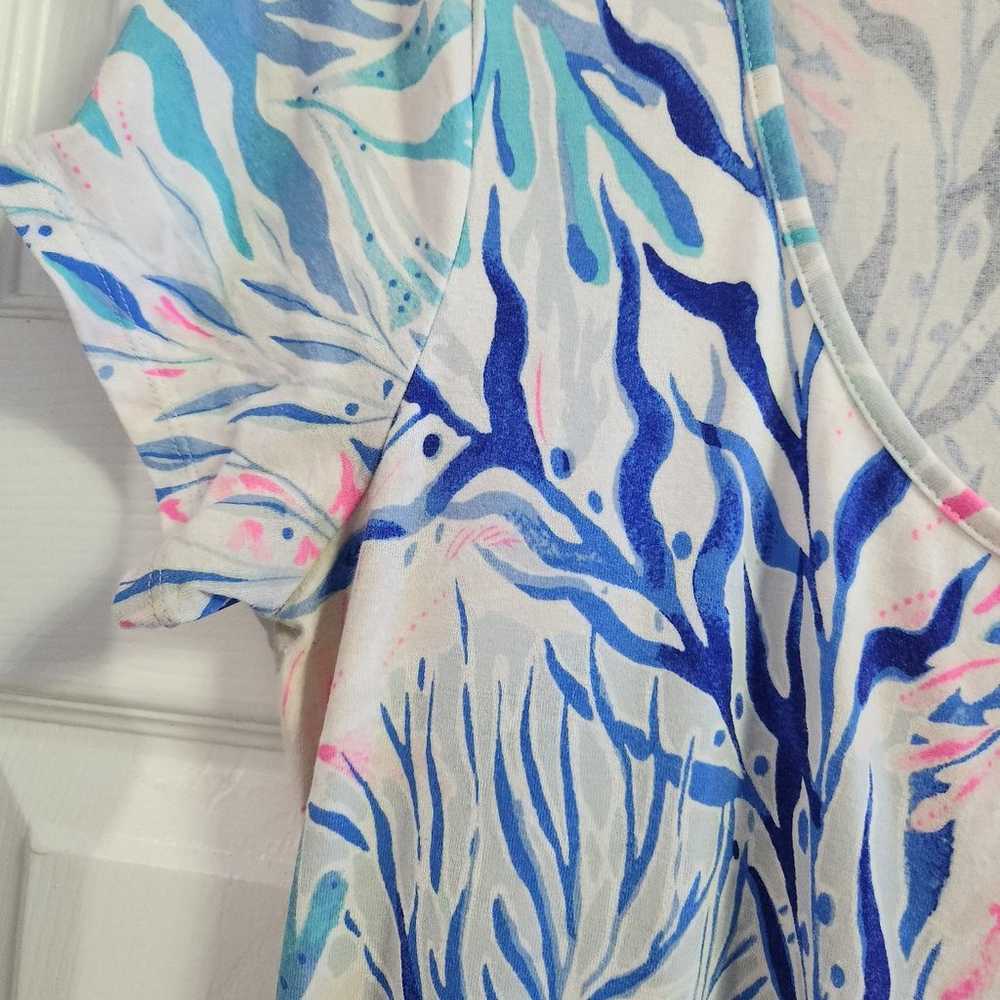 Lilly Pulitzer ***HTF Kaleidoscope Coral Wynne Dr… - image 4