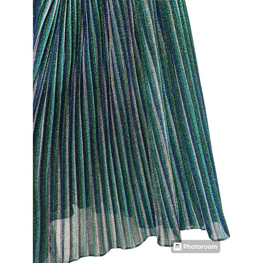 NWOT Dress the Population Rosalie Metallic Stripe… - image 11