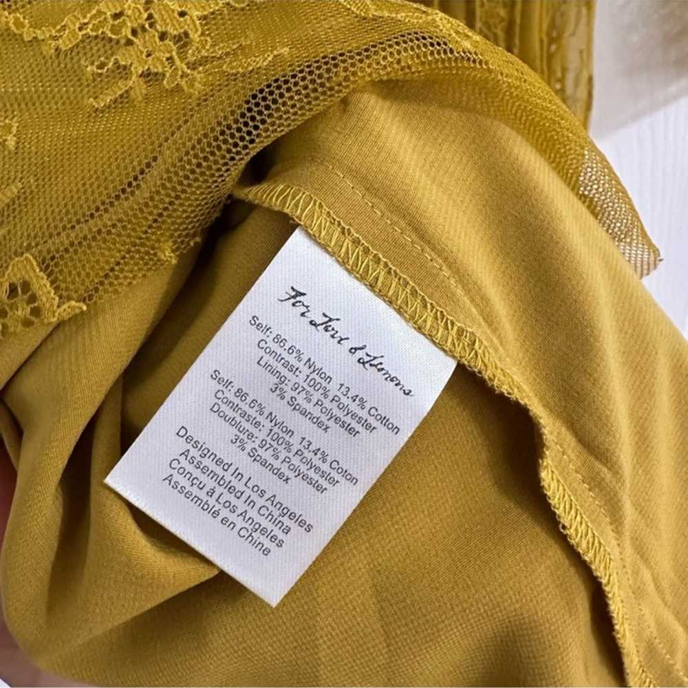 NWOT For Love Lemons Daphne Chartreuse Dress M - image 8