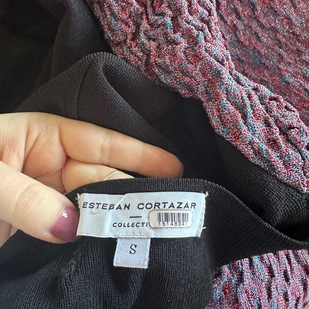 Esteban Cortazar Contrast Sweater Dress - image 3