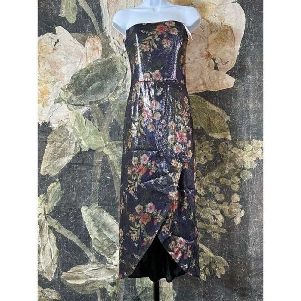 New ML Monique Lhuillier Zora Sequined Maxi Dress… - image 4