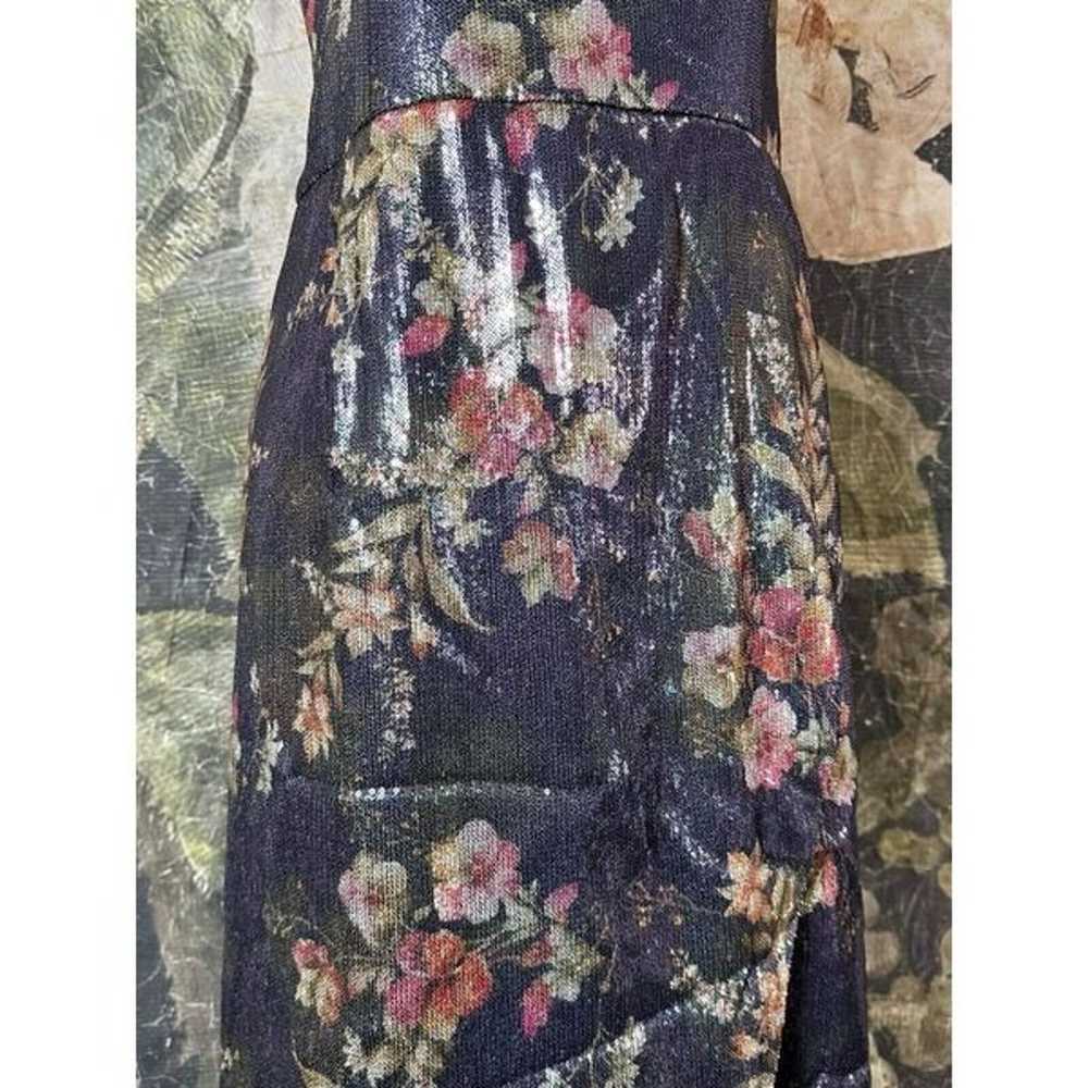 New ML Monique Lhuillier Zora Sequined Maxi Dress… - image 5