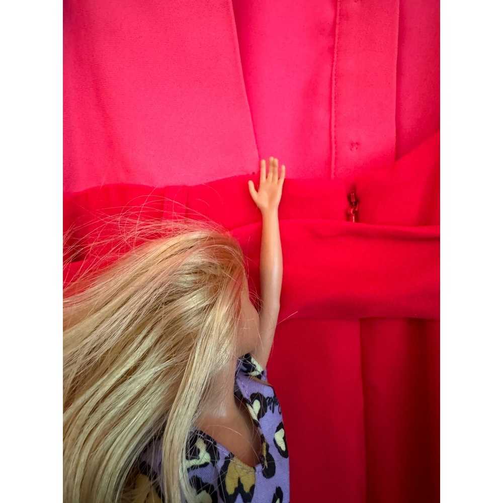 REISS Valentina Colorblock Minidress - Red Pink s… - image 11
