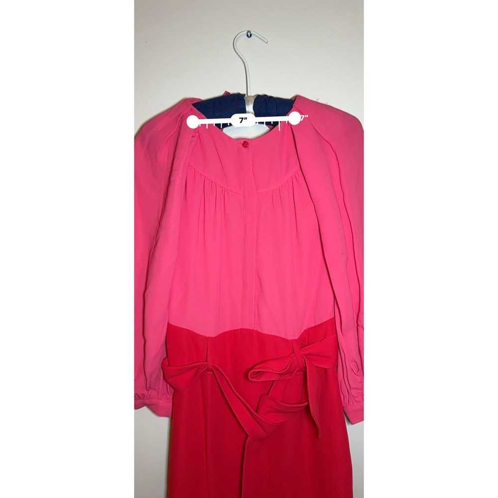 REISS Valentina Colorblock Minidress - Red Pink s… - image 5