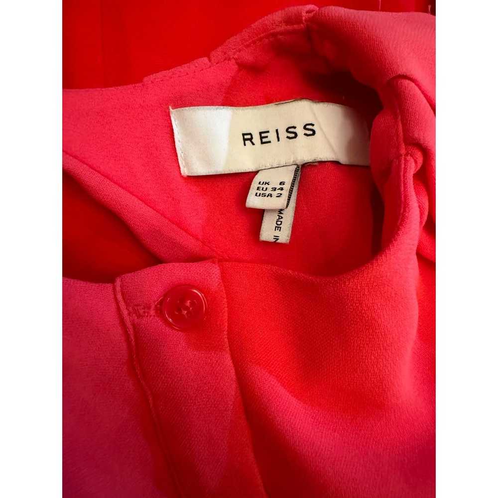 REISS Valentina Colorblock Minidress - Red Pink s… - image 9