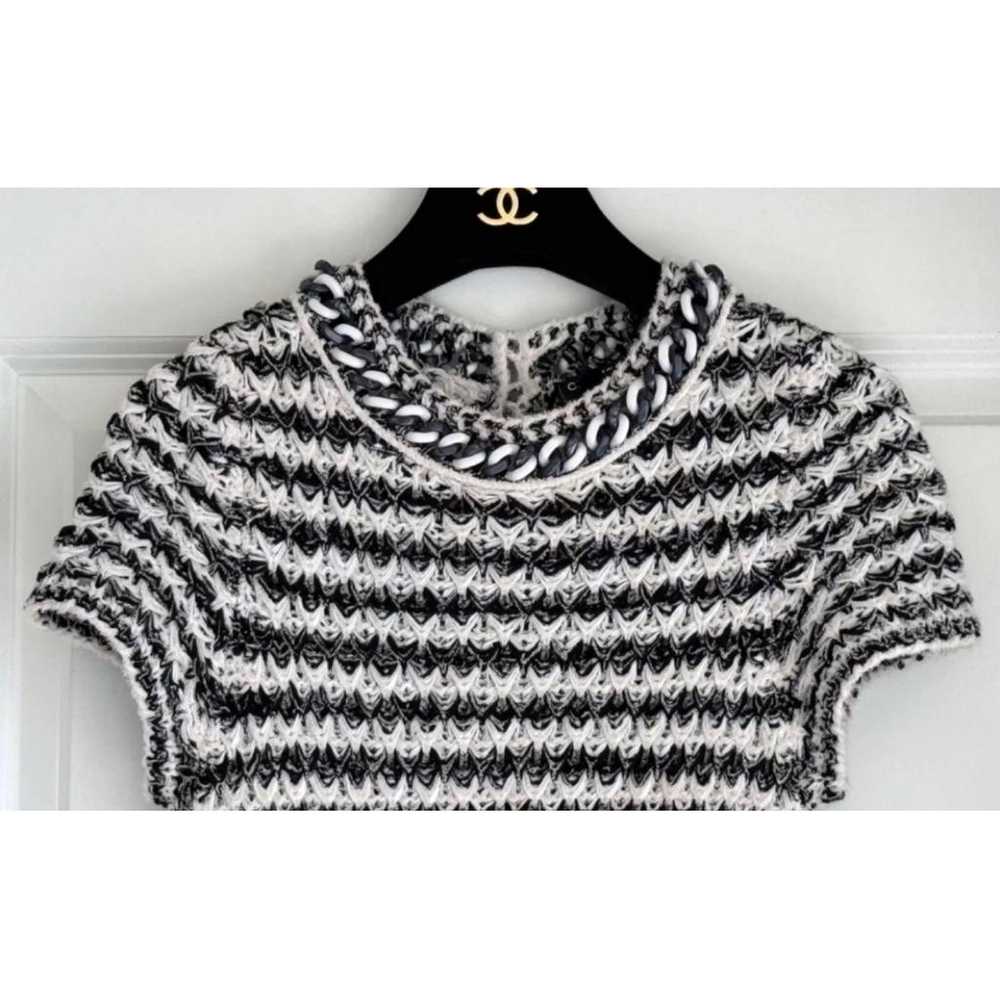 Chanel Tweed mid-length dress - image 4