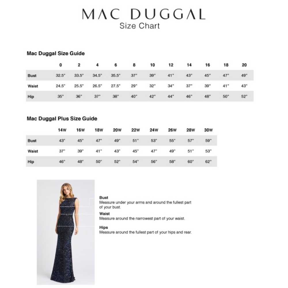 Mac Duggal Black Bow Shoulder V-Neck Gown 49454 S… - image 9