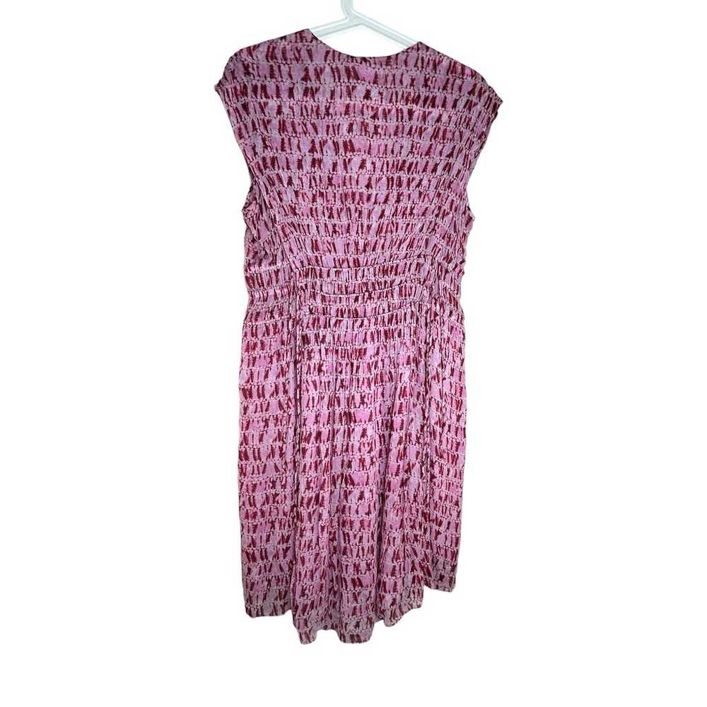 Isabel Marant Etoile Segun Dress Size 6 Pink Prin… - image 6