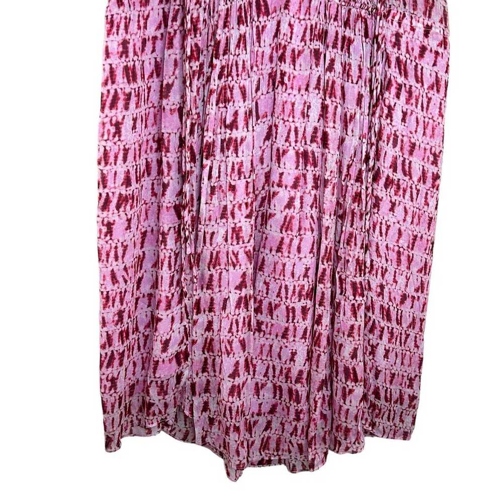 Isabel Marant Etoile Segun Dress Size 6 Pink Prin… - image 8
