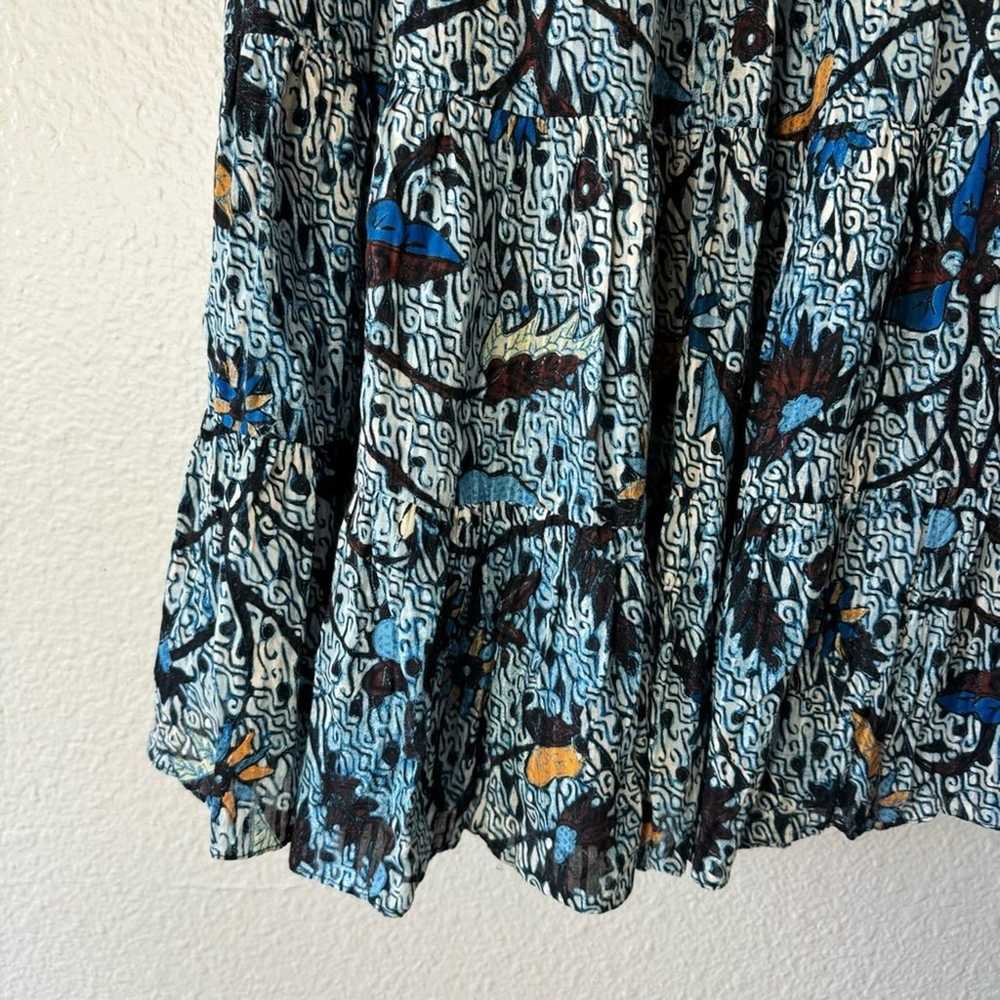 Ulla Johnson Denia Printed Ruffled Sleeveless Blu… - image 5