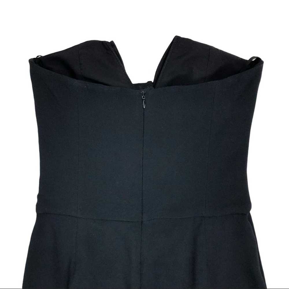 Emporio Armani Sweetheart Neckline Black Dress 6 - image 11