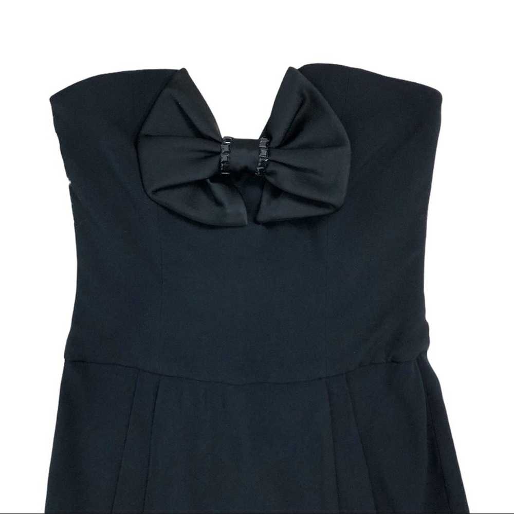 Emporio Armani Sweetheart Neckline Black Dress 6 - image 2