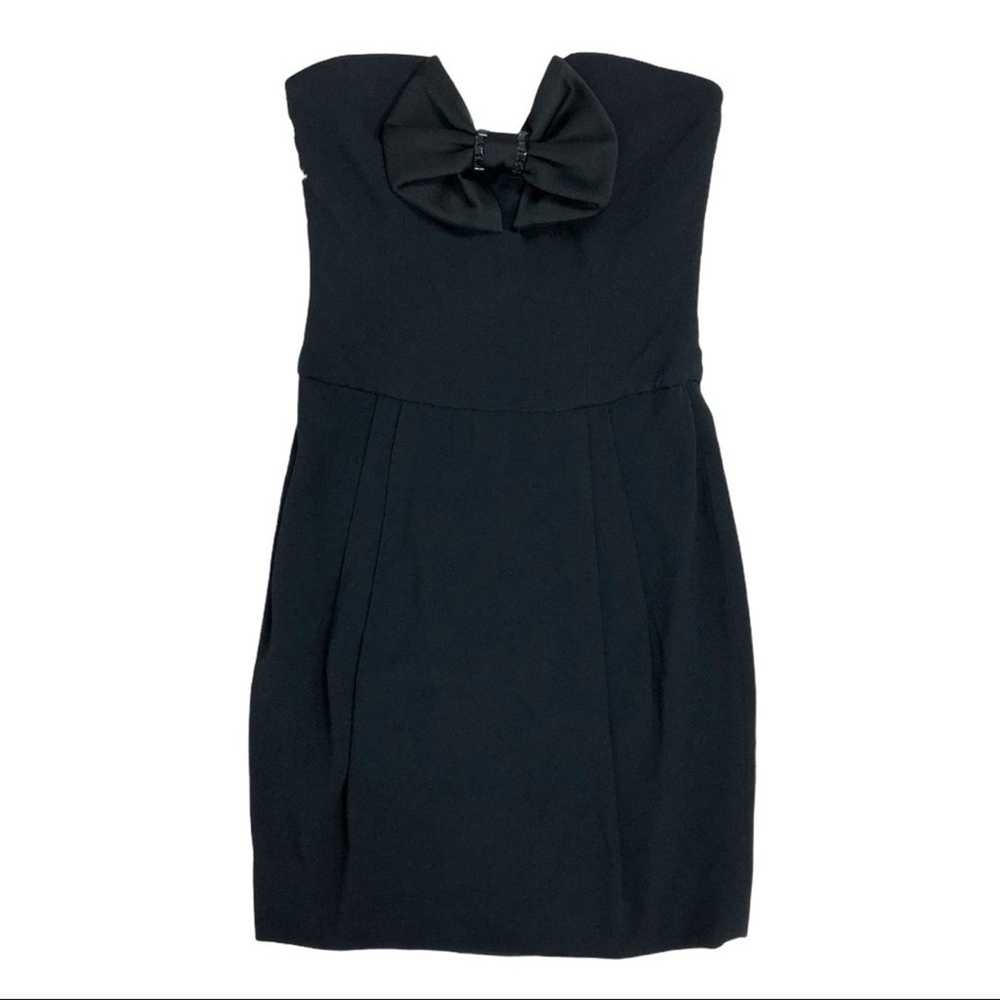 Emporio Armani Sweetheart Neckline Black Dress 6 - image 6