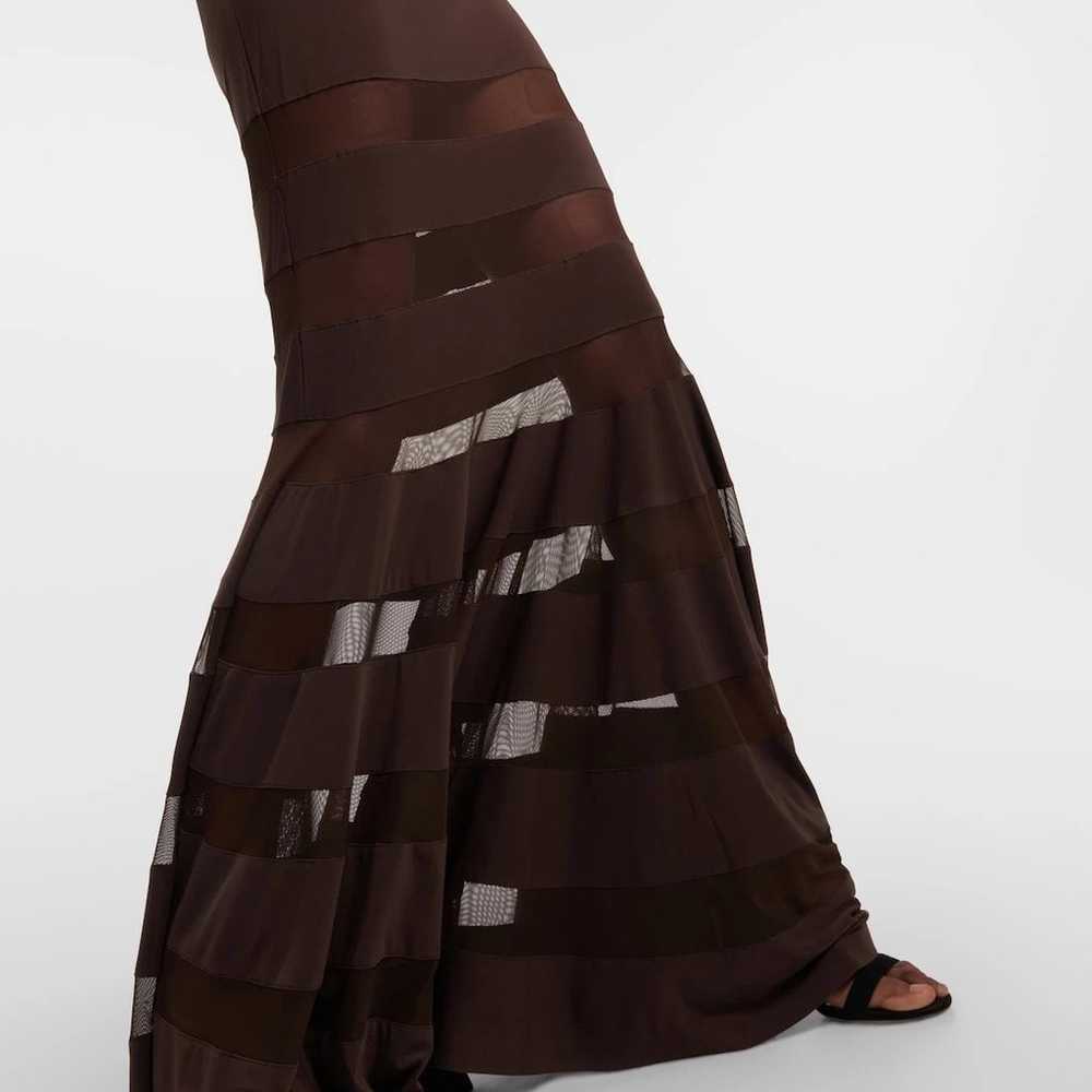 norma kamali spliced gown long maxi bodycon dress… - image 4