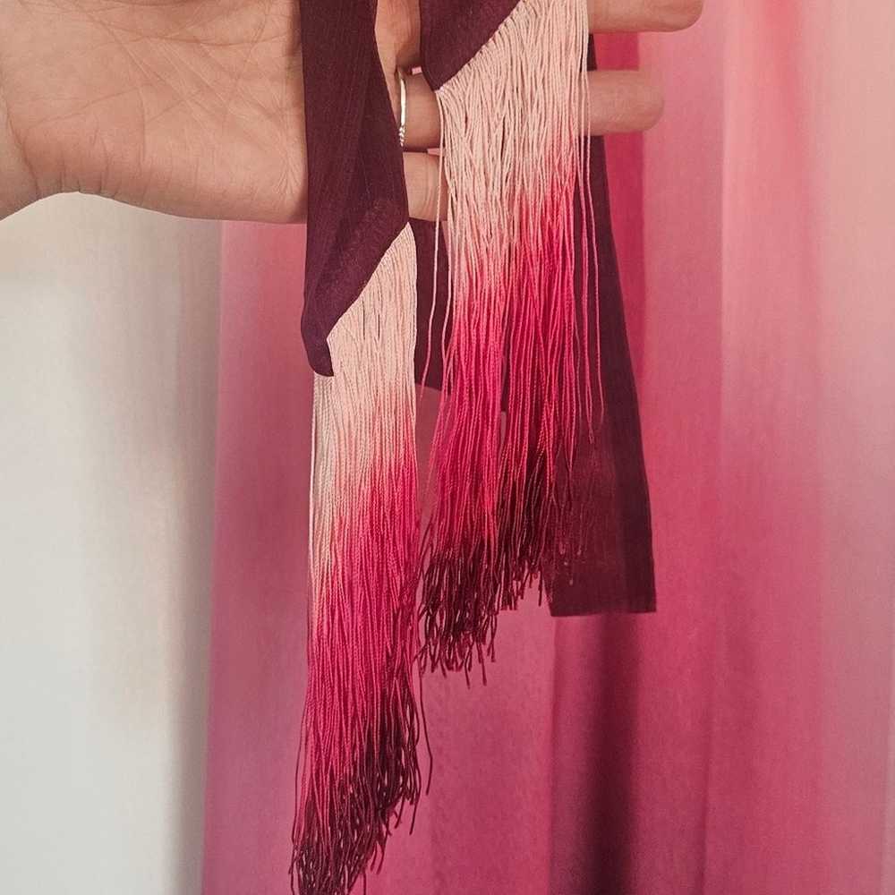JONATHAN SIMKHAI Ombré Halter Maxi Dress Pink Siz… - image 10