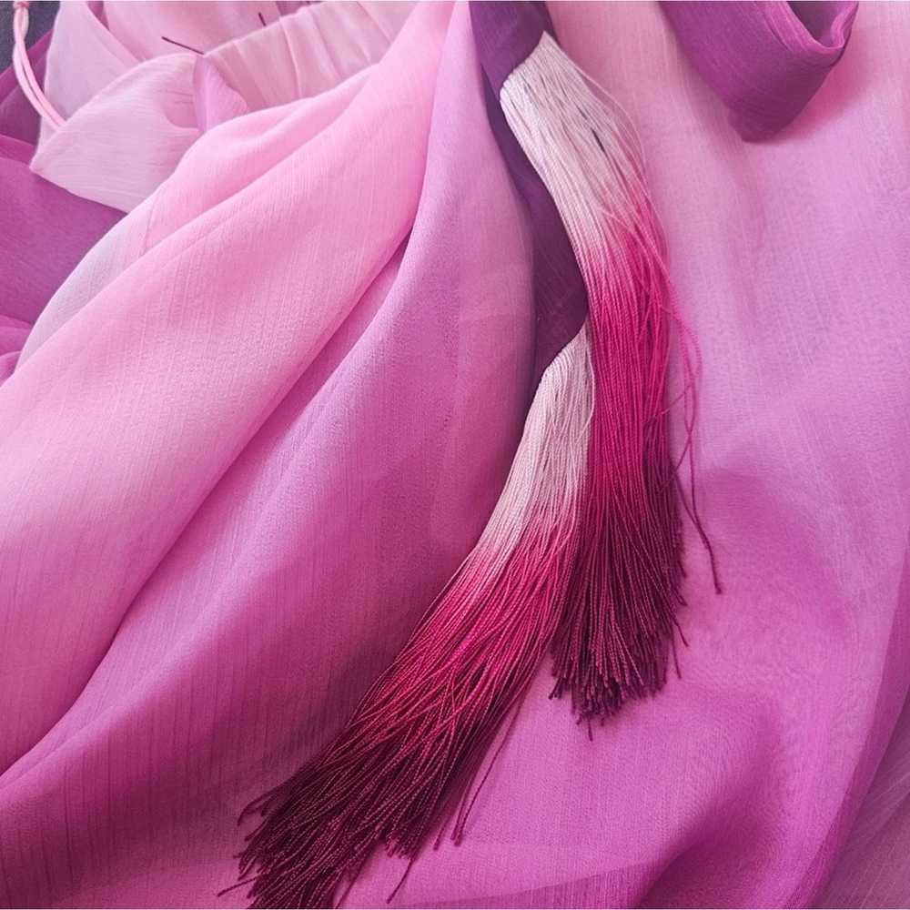JONATHAN SIMKHAI Ombré Halter Maxi Dress Pink Siz… - image 11