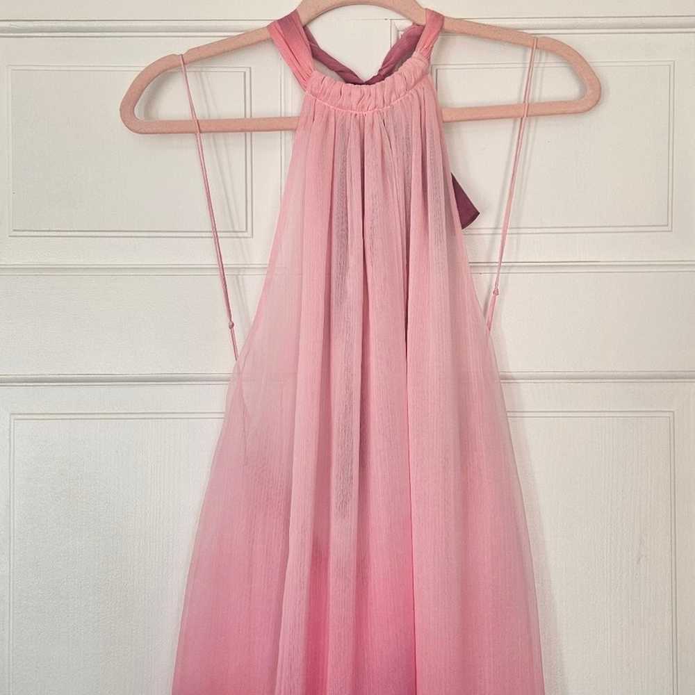 JONATHAN SIMKHAI Ombré Halter Maxi Dress Pink Siz… - image 6